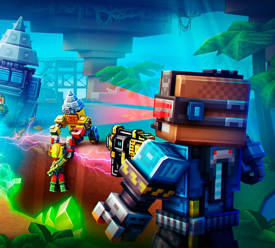 Weapons in Pixel Gun 3D